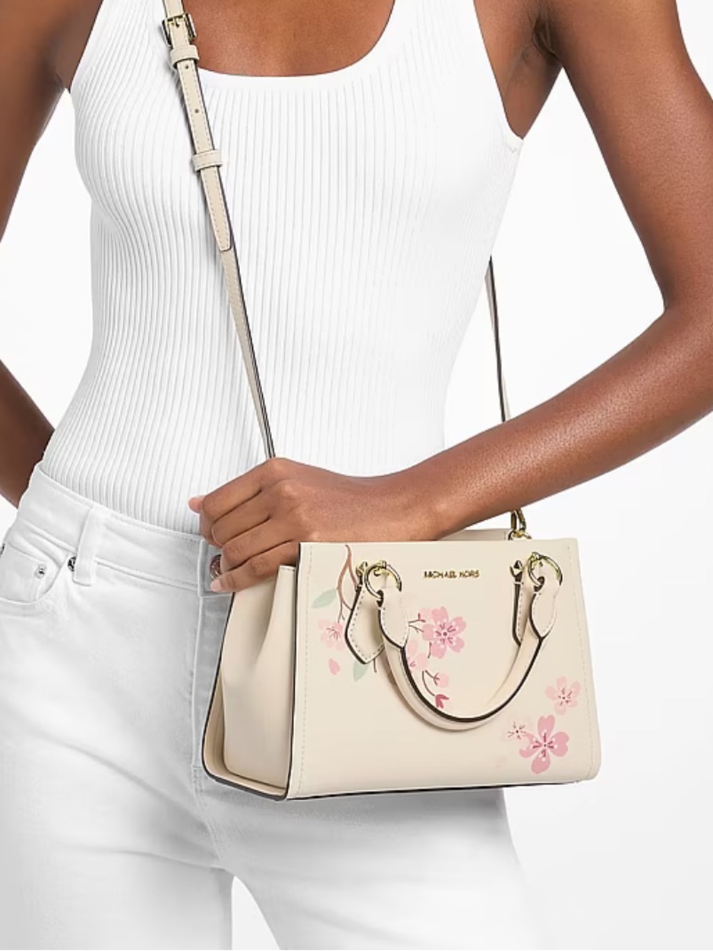 MWT Michael Kors Marilyn Small Embellished Satchel - Picture 5 of 11